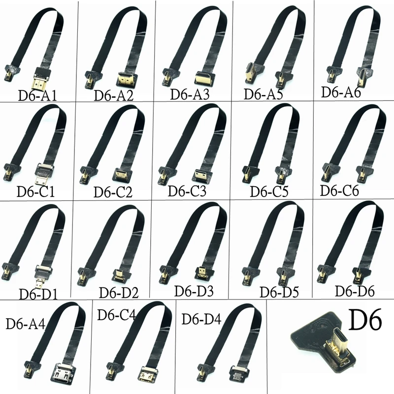 D6 FPV 15 см 90 градусов FPC плоский HDTV совместимый для аэрофотосъемки Dajiang линия