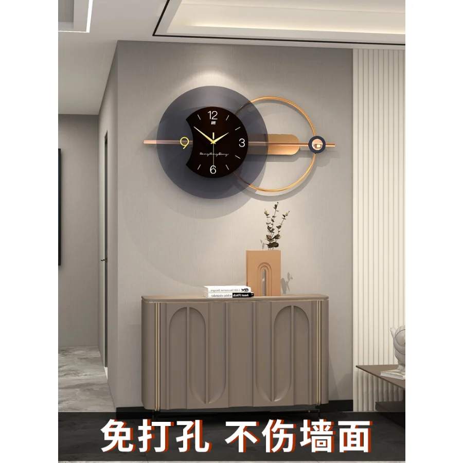 

Unique art deco wall clock living room nordic glowing Creative Decorative wall clock modern design horloge wall decorations