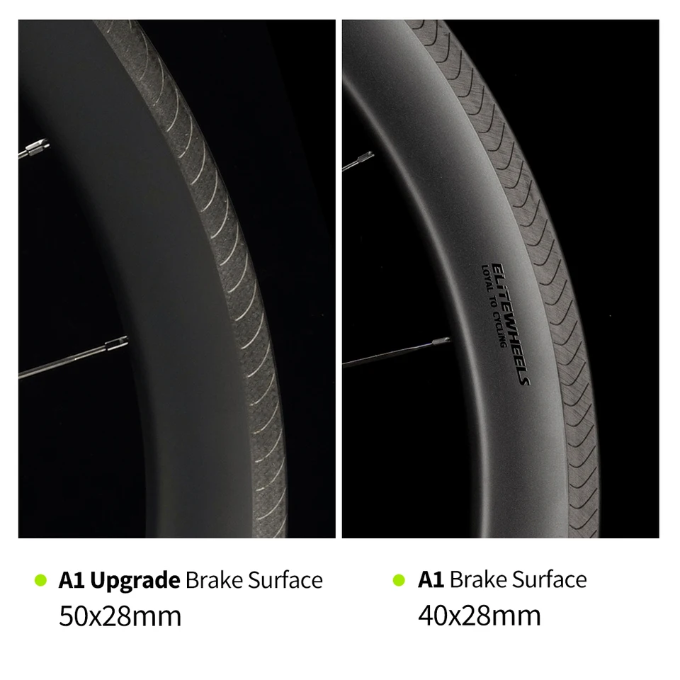 ELITEWHEELS EDGE 40 ミリメートル 50 ミリメートル超軽量カーボン