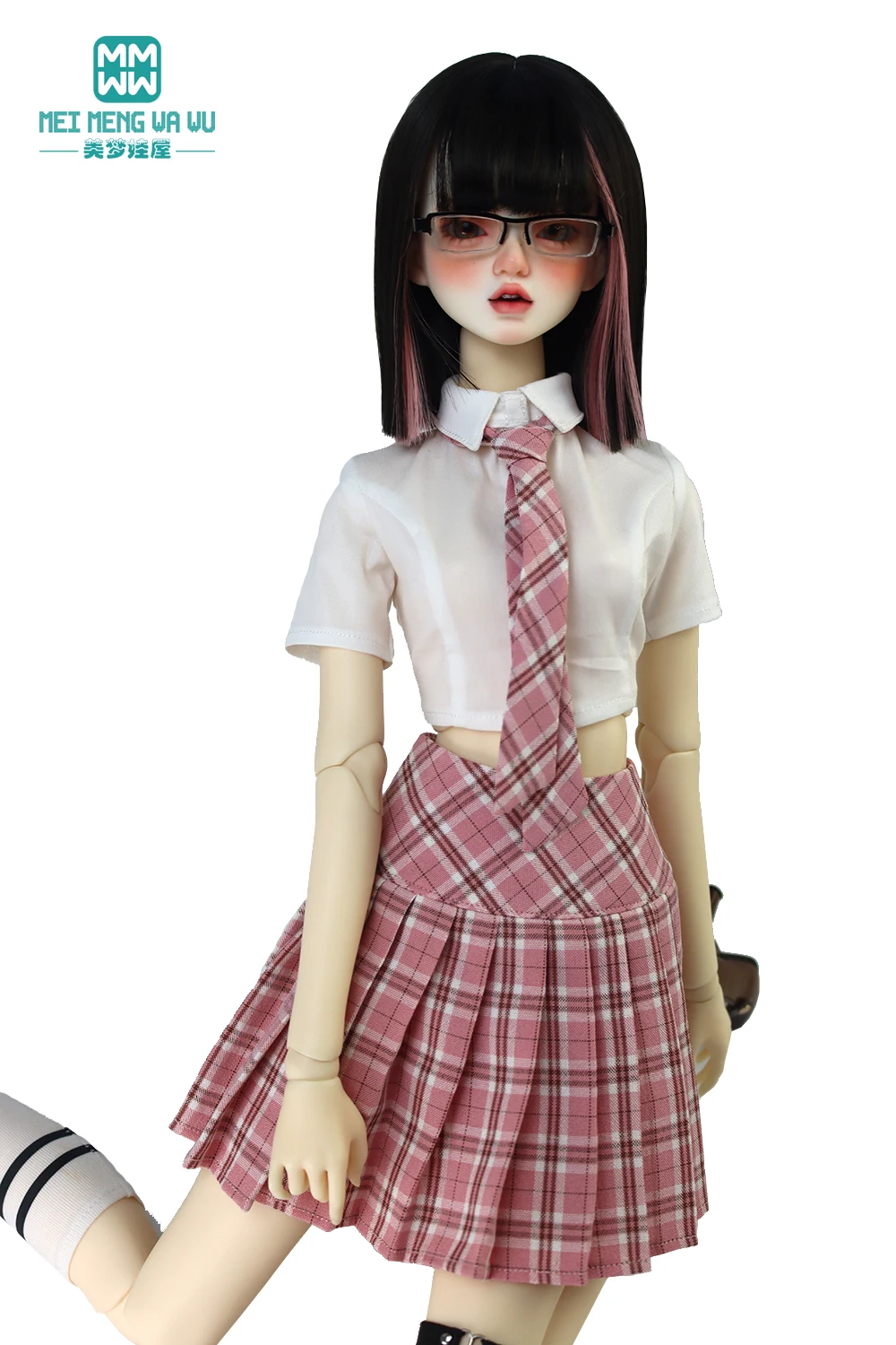 

1/3 1/4 BJD clothes fashion school uniform skirt Toy Ball Joint Doll DD SD13 MSD Doll accessories