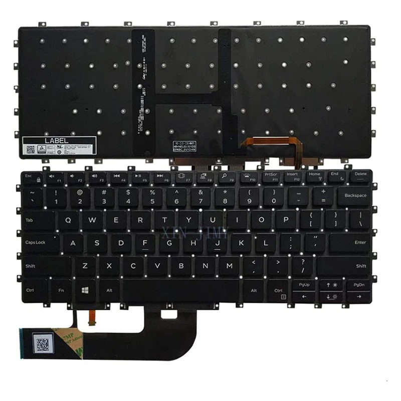 Tastiera Retroilluminata Usa Per Dell Xps 15 9575 7590 15-9575 0 Hc1Gn Muslimsenza Cornice