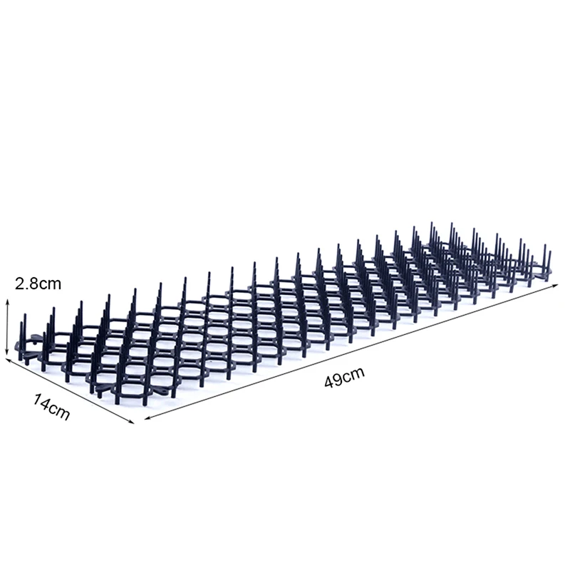 Garden Cat Scat Mat Anti Cat Dog Repellents Mat Deterrent Spike Mat Prickle Strip Dig Stop Outdoor Garden Supplies - 6