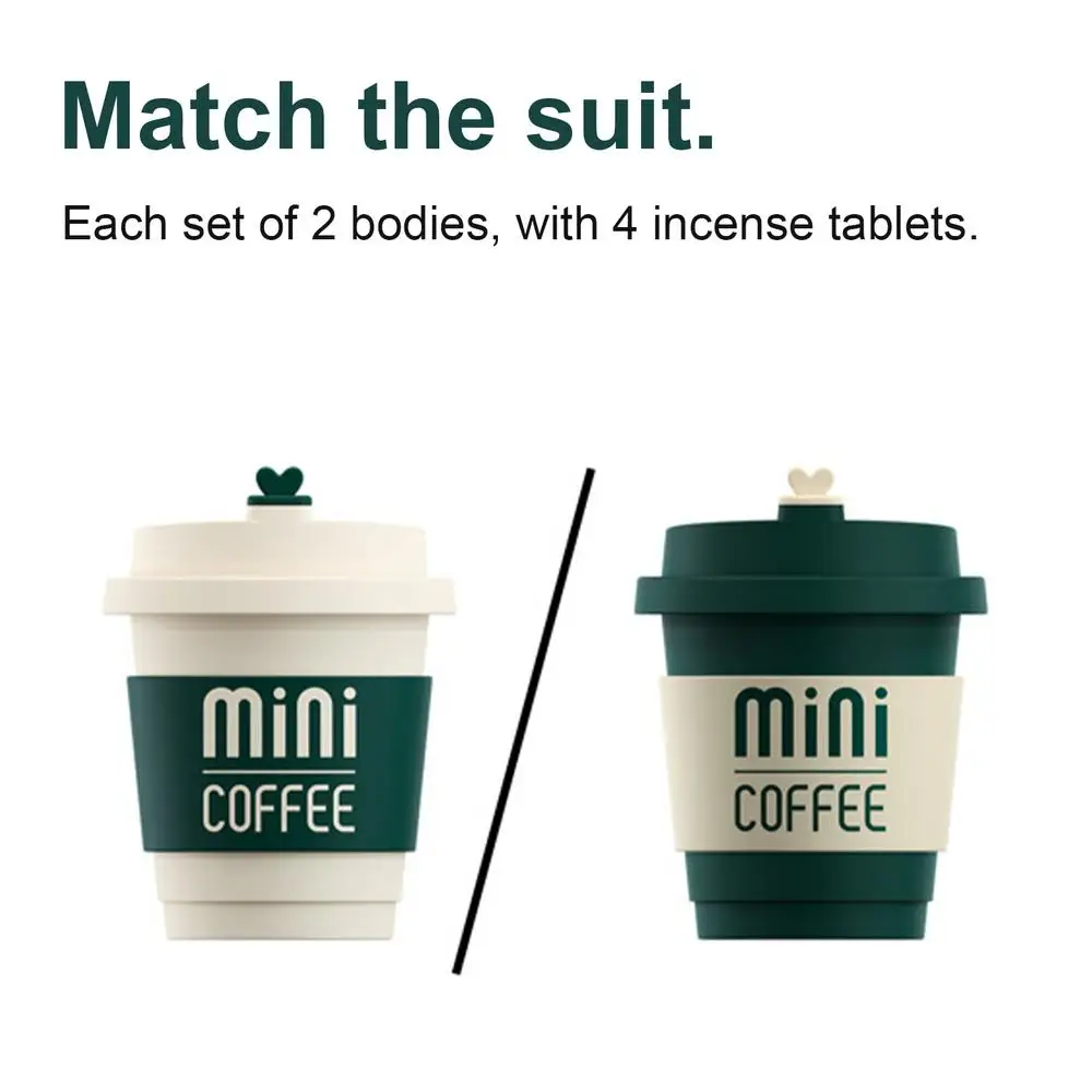 Vent Clip Air Freshener 2 Pieces Aromatherapy Coffee Cup Air Outlet Clip For Air Freshening Long-Lasting Cute Air Outlet Perfume