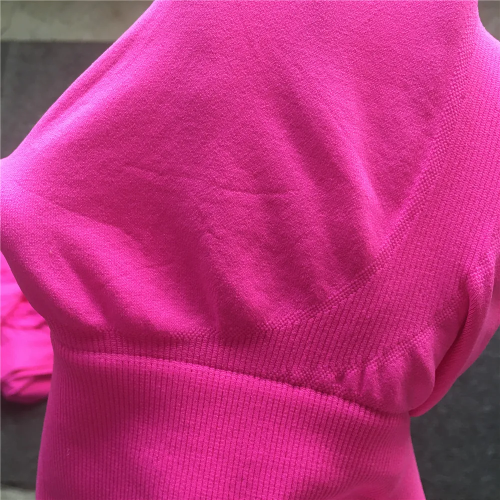 Seamless Women Tracksuits Yoga Set Workout Sportswear Gym Fitness Long Sleeve Crop Top High Waist Leggings Sports Suits 1PCS yoga set sports set gym workout set sportswear set fitness set