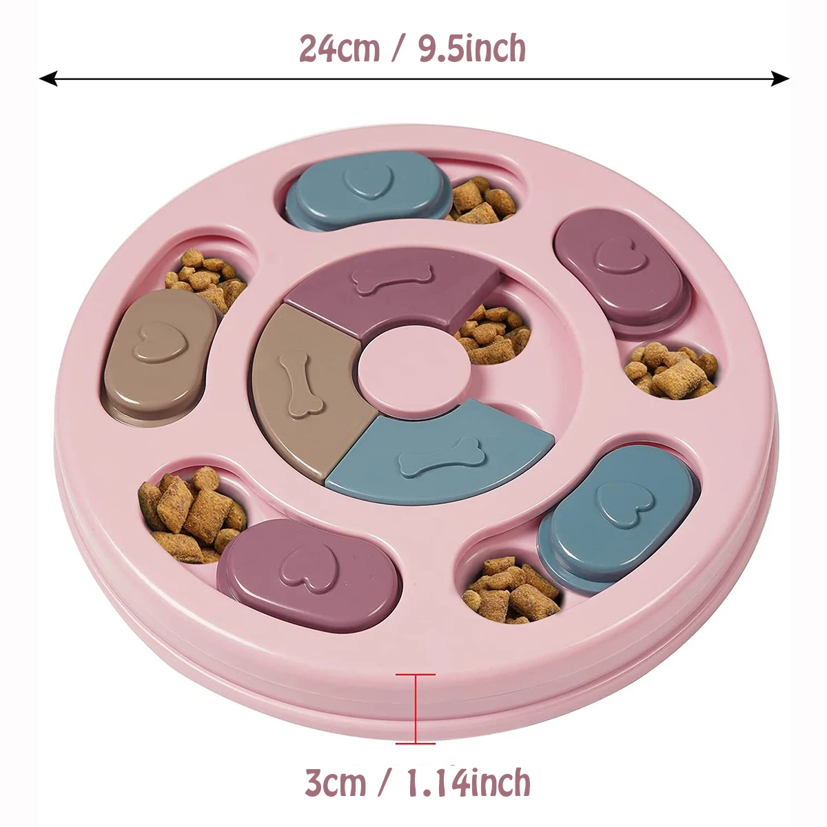 Dog Food Hiding Bowl, Slow Food Training, Dog Educational Toy thumbnail 2