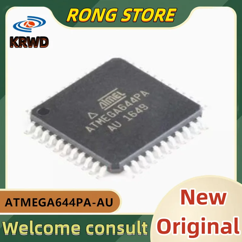 

5 шт., новая и оригинальная микросхема, Φ ATMEGA644PA, микроконтроллер с чипом AVR