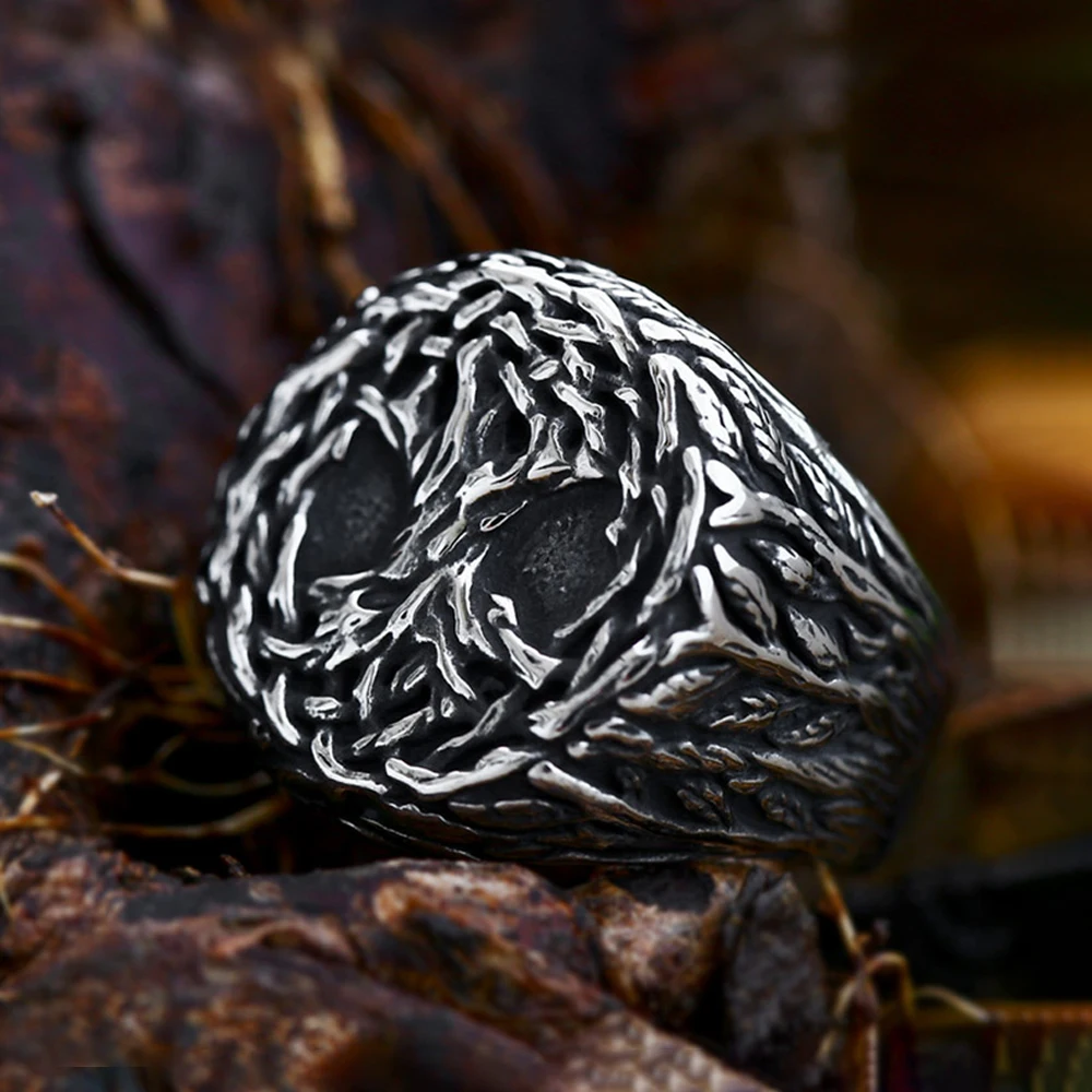 Anello Uomo E Donna WEAV Design Corona Con Teschio E Anello Da Poker - Gioiello Vintage E Punk - 4
