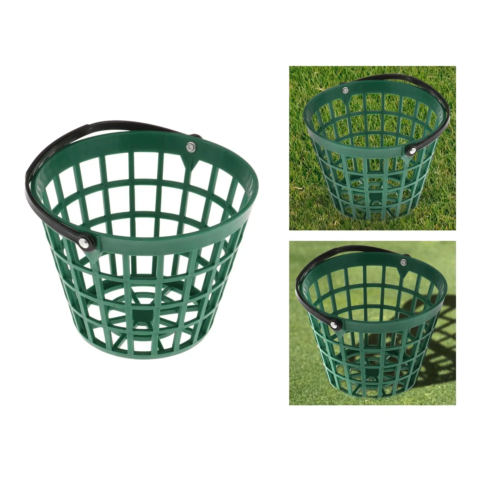 

Golf Ball Basket Sturdy Lightweight Balls Carrying Bucket Carrier Organizer