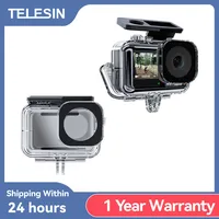 TELESIN 45M Action Camera Waterproof Case For DJI Action 3 4 Underwater Diving Housing Cover For DJI OSMO Action 3 4 Accessories 1