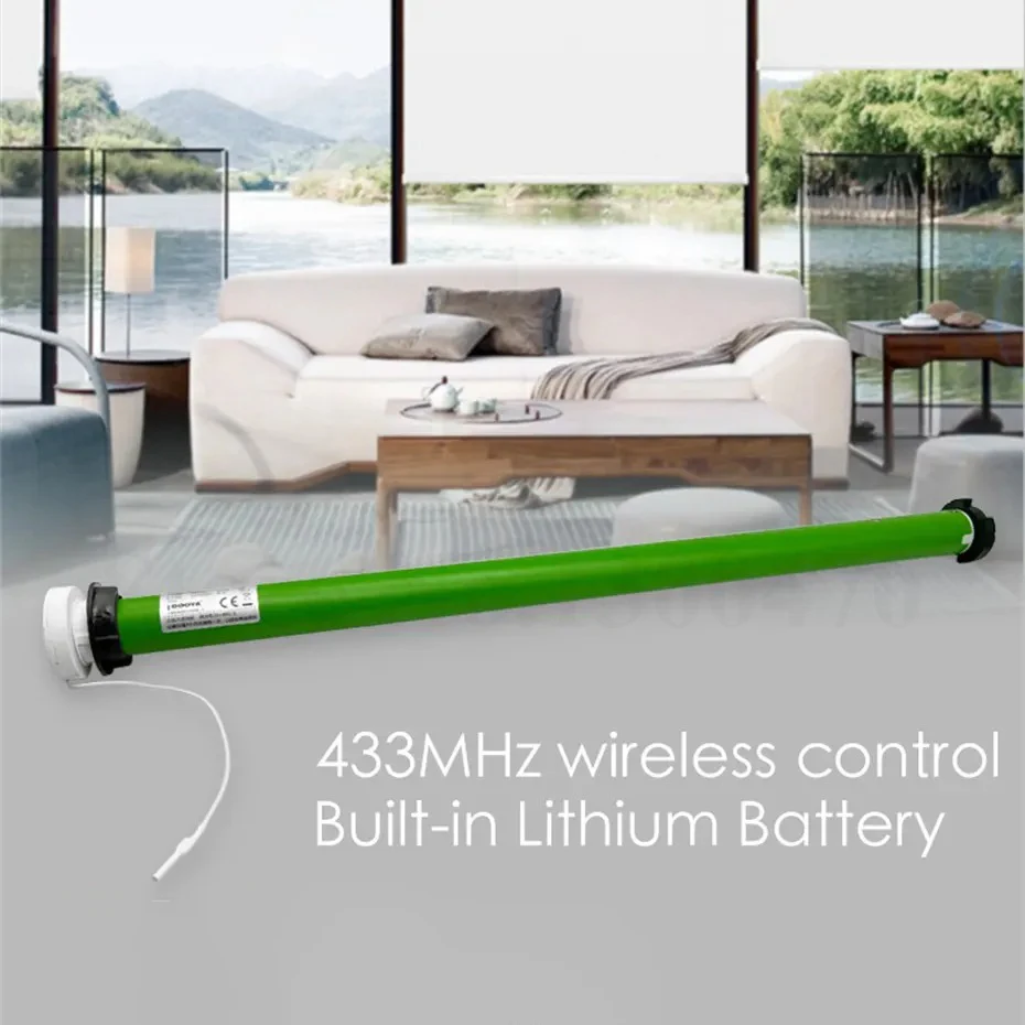 dooya motor de bateria li embutido motor tubular 01