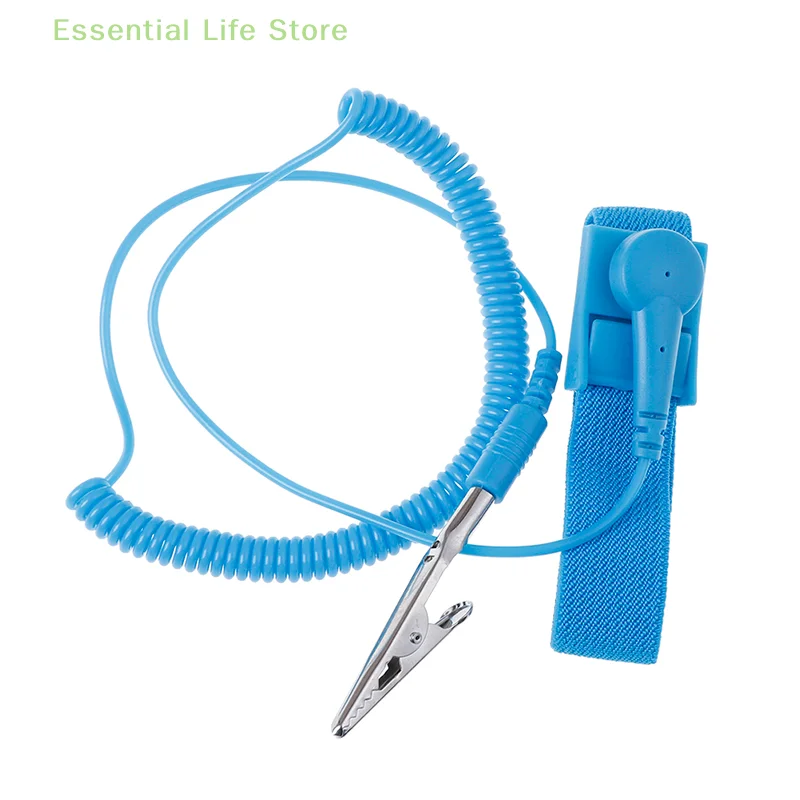 Anti Static Bracelet Electrostatic ESD Discharge Cable Reusable Wrist Band Strap