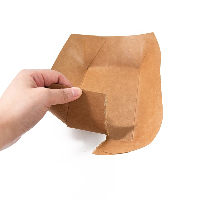 5pcs Kraft Paper Dessert and Snack Boxes, Disposable Cake Containers, Pastry Trays, Fre... - SKU PDSB1200 - UGI Packaging