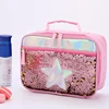 New Sequin Thermal Bag Children's Handheld Lunch Bag, Sequin Lunch Bag, Aluminum Foil Thermal Bag, Fresh Student Supplies 2