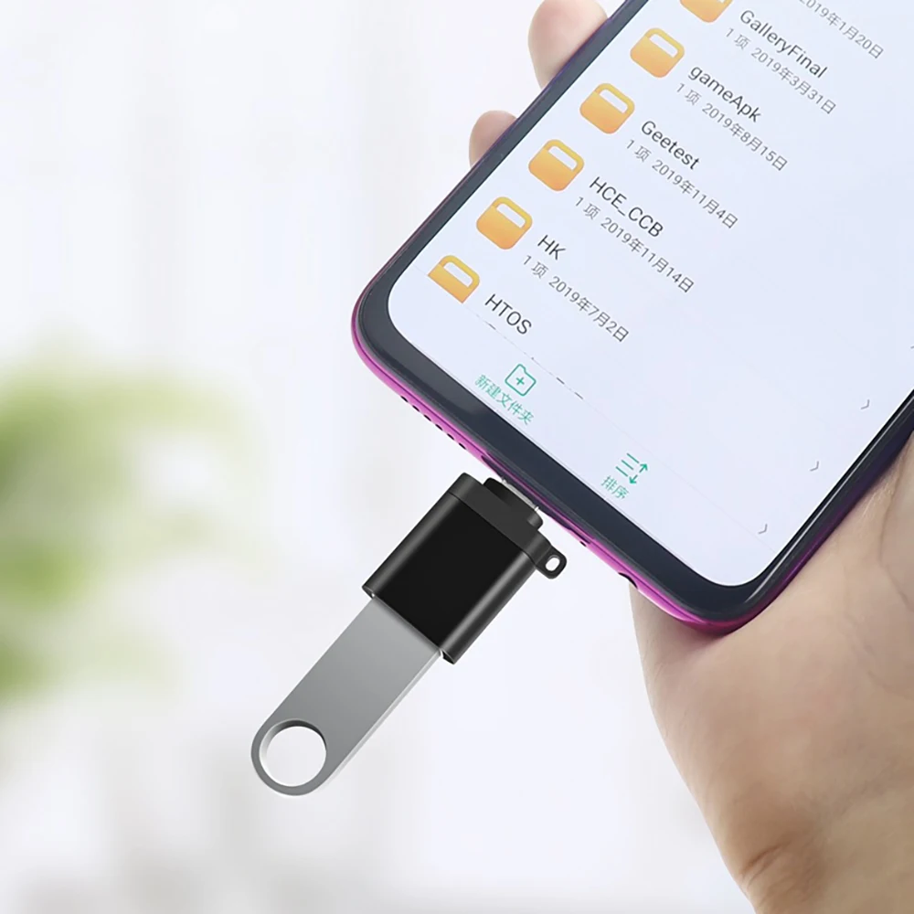 Universal Micro USB 3.0 OTG Adapter - Compact Connectivity Solution for Smartphones and Tablets