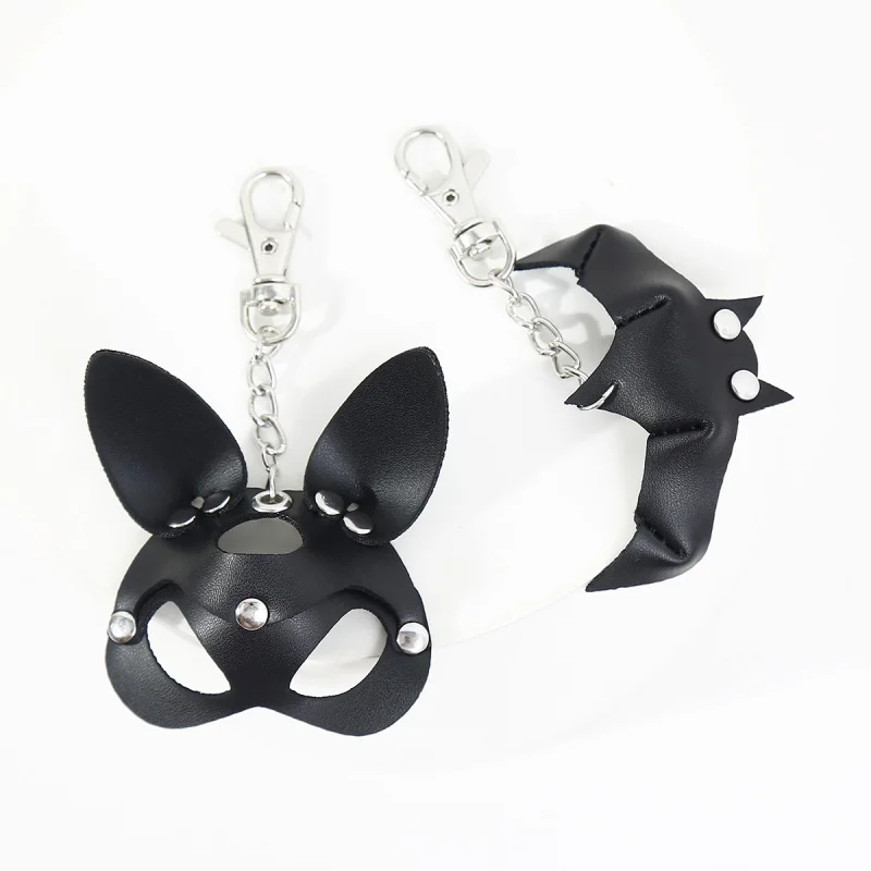 ManufacturerSMAdult Sex Accessories Mask Mask Bat Rose Small Toy Key Chain Hanging Buckle Rearview Mirror Hangings