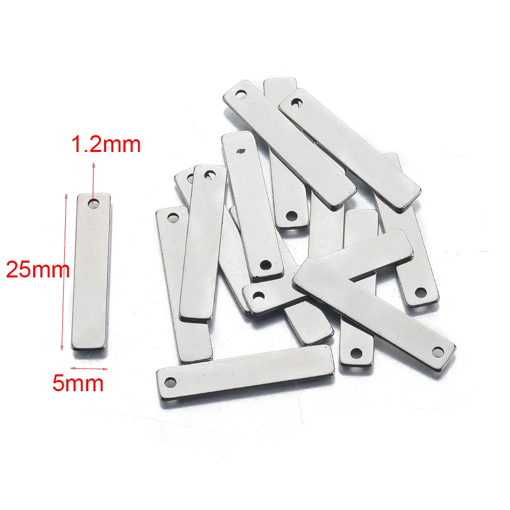 Curved Rectangle Links Charms Metal Stamping Blanks - Temu