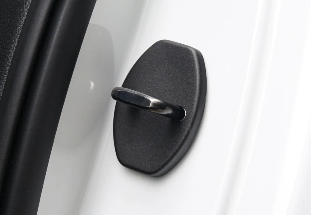 자동차 도어 잠금 장치 체크 암 캡 커버 도어 스토퍼 커버 Skoda Fabia Kamiq Karoq Kodiaq Octavia Rapid Scala Superb