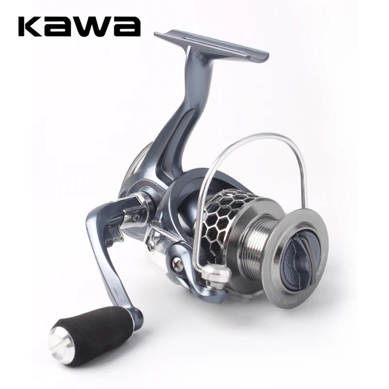 Kawa 1pc Spinning Fishing Reel For Promotion Ratio 5.2:1 Hawk Serie 9+1 Bearings Graphite Body Metal Spool EVA Knob Lower Price