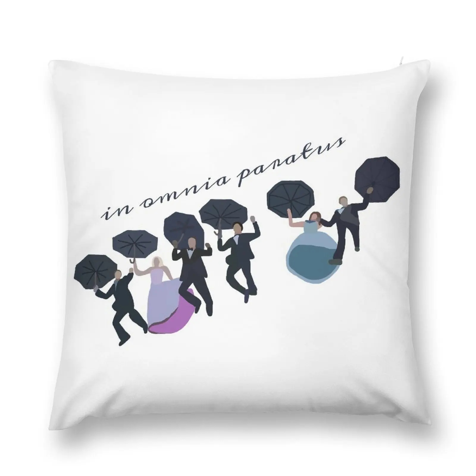 

in omnia paratus Throw Pillow Sofa Cushions Covers Embroidered Cushion Cover christmas cushions covers
