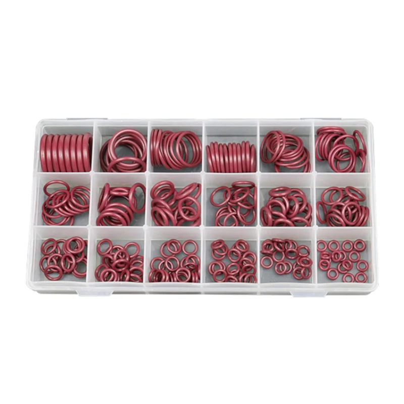 O-Ring Assortment HNBR Rubber O Ring Set Seal Kit For A/C Automotive Air Condition Seals R134a R12 Hydraulic Mechanical