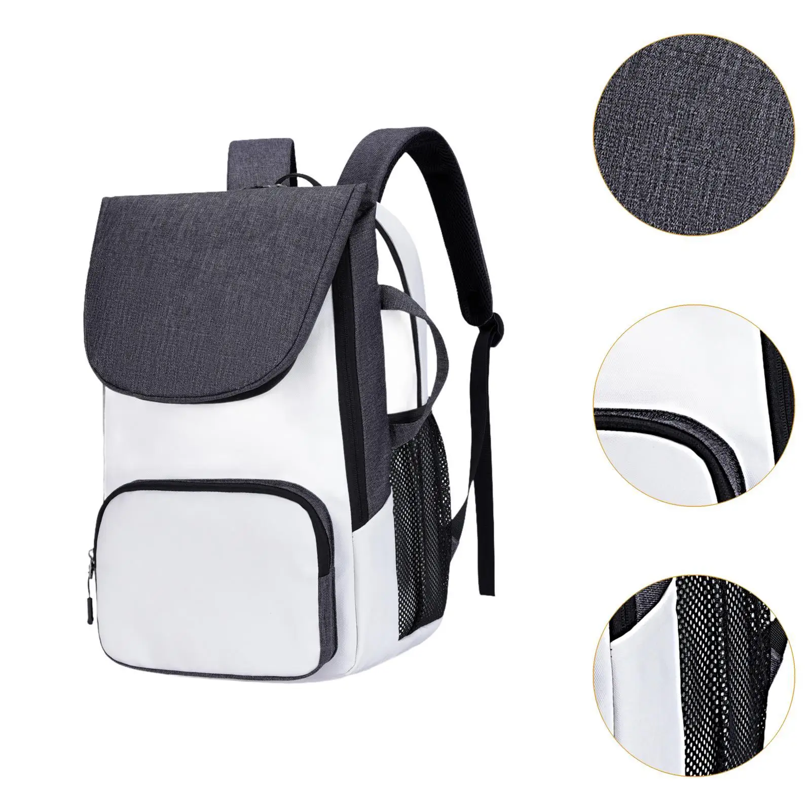 Badminton Bag with Shoe Compartment Sport Bag Travel Tennis Racquet Backpack 5