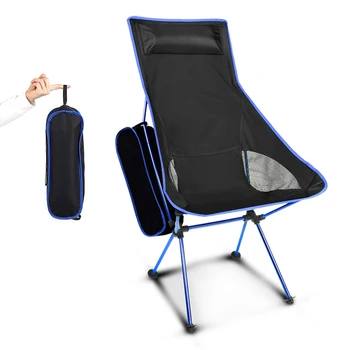 Camping Moon Chair Foldable Portable Outdoor Furniture for Travle BBQ Beach Picnic Hiking Fishing Max Load 150kg Fishing Chair 1