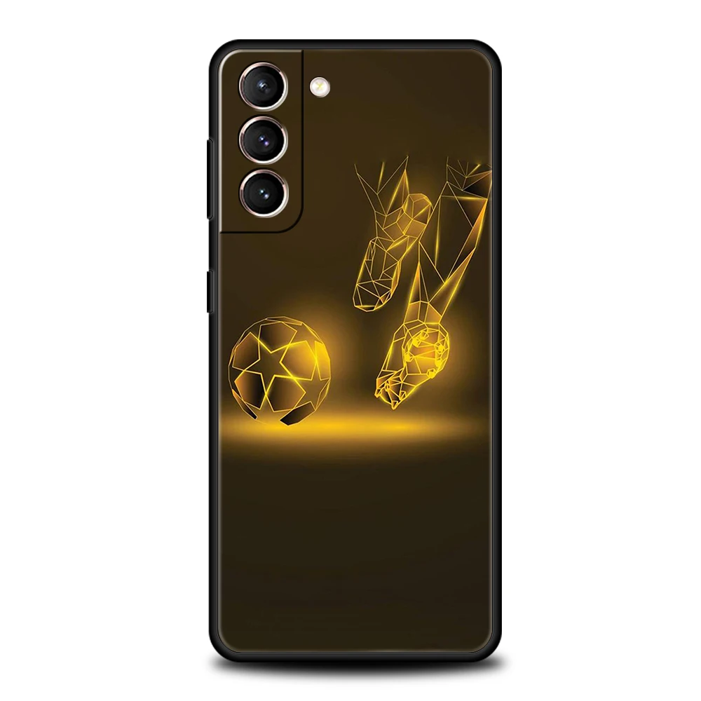 Fußball Sport Fußball Hülle für Samsung Galaxy S24 S23 S22 S20 S21 FE Ultra S24 S23 S10 S10E S9 S8 Plus 5G Silikon Handyhülle – Detail 6