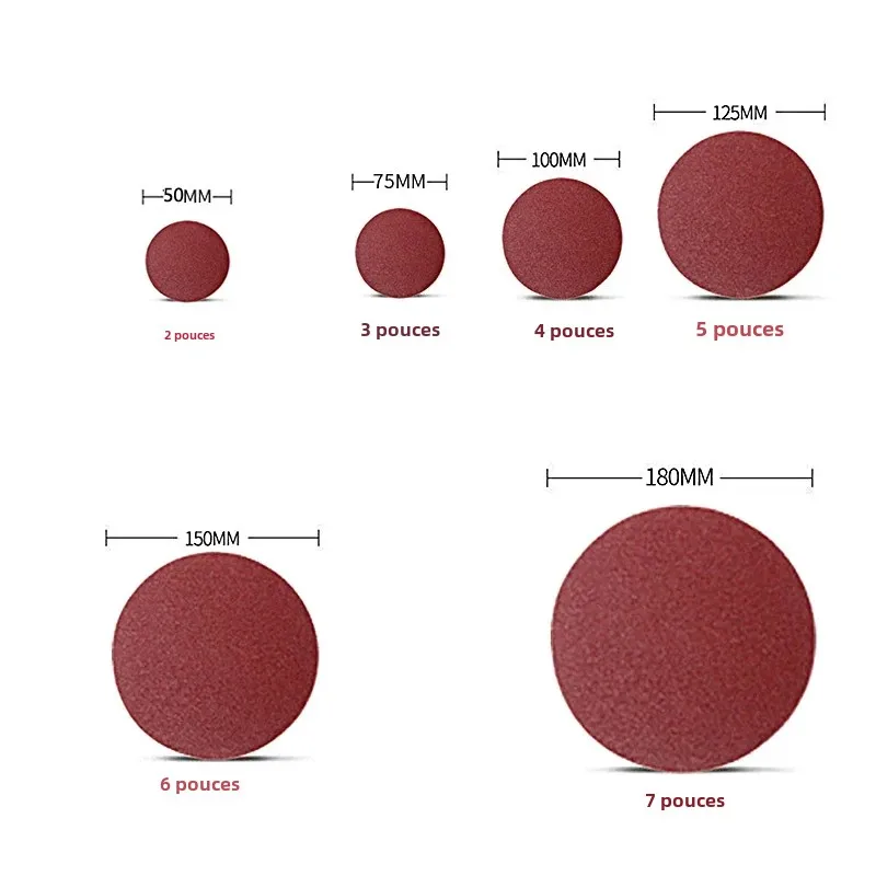 Gros plan sur un disque à lamelles 125mm grain 1200-3000 montrant les lamelles abrasives.