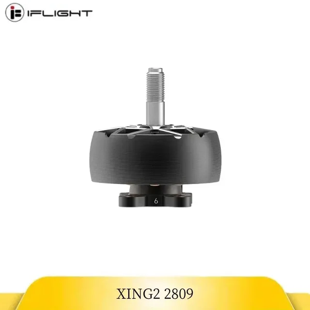iFlight XING2 2809 1250KV 4-6S Brushless Motor Unibell With 5mm Titanium Alloy Shaft Compatible 7-8inch Propeller for FPV Drone 4