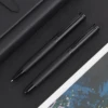 1 Set/2Pcs -Including 1 Ballpoint&Rollerballpen,Luxury Design, High-Quality, Ideal for Gifting and Personal Use-Black Ink 5