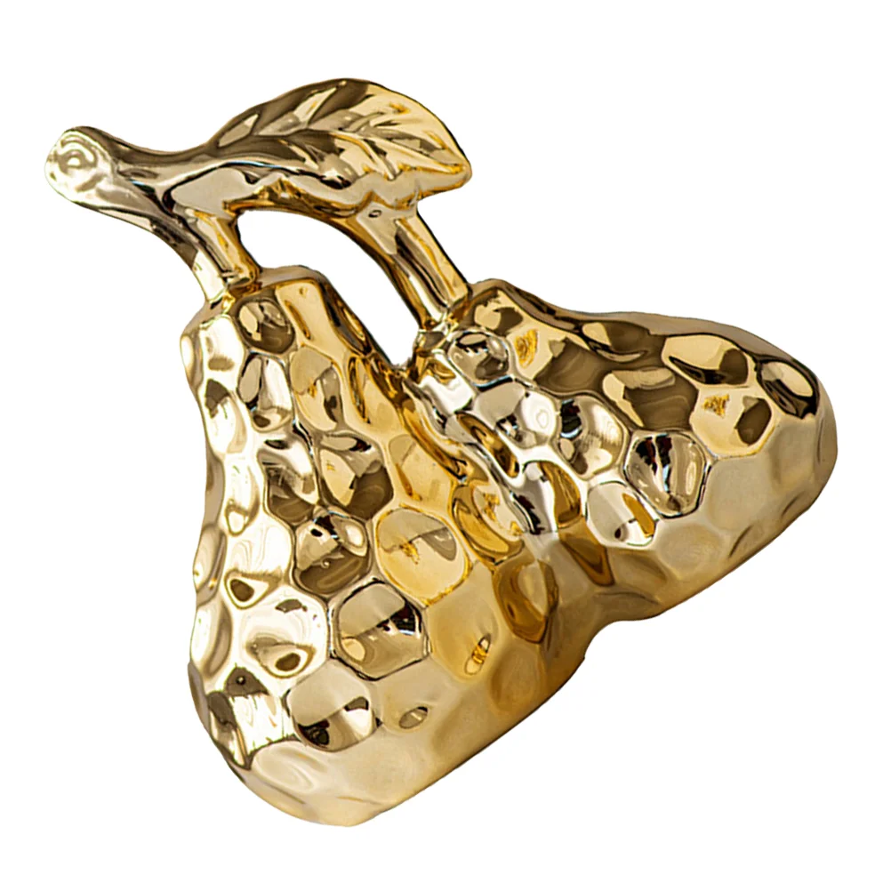 

Ceramic Ornaments Pear Statue Home Decor Fruit Decorative Ceramics Decorations Office