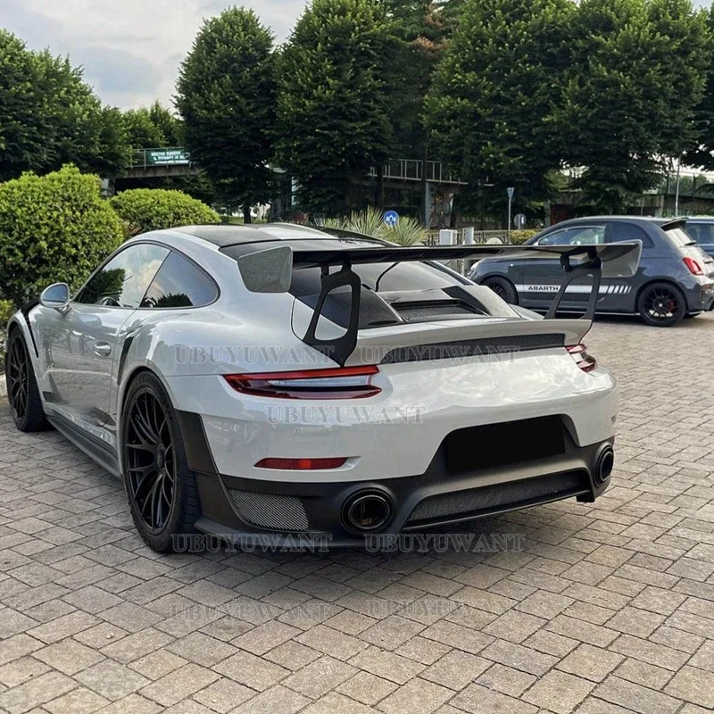 

For Porsche 991 Gt2RS High Quality Carbon Fiber Rear Roof Spoiler Wing Trunk Lip Boot Cover Car Styling