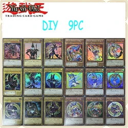 Anime Yu-Gi-Oh DIY ACG Black Magician Girl Dark Magician Boys Battle Game Toys Collectible Cards Christmas Birthday Gifts