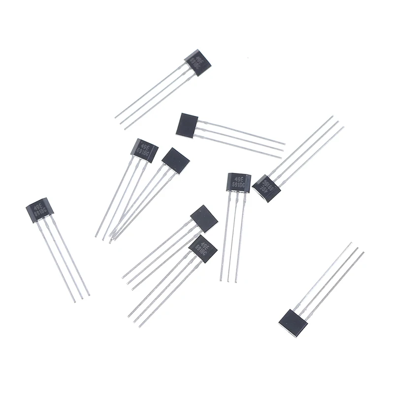 10pcs Hall element 49E OH49E SS49E linear Sensor Hall sensor