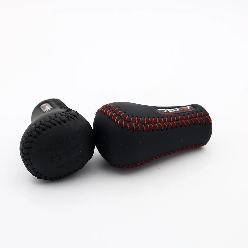 Universal Gear Shifter Gear Shifter for Gearshift Shifter Stick Lever Headball MT PU Leather