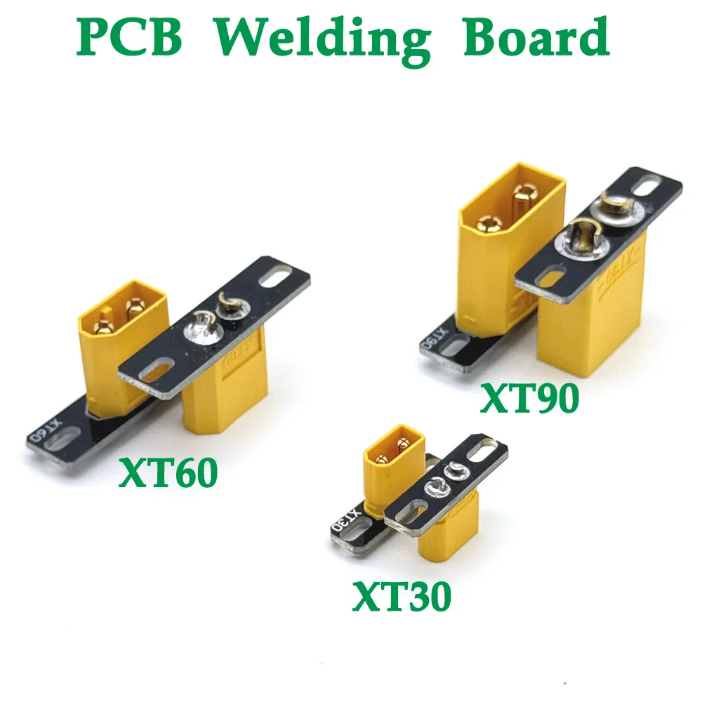 Xt30 Xt60 Xt90 Pcb Welding Board Plate Fixed Seat Connector Holder Pcb Per Fai Da Te Fpv Multicopter Racing Drone