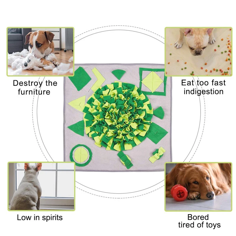 Benepaw Durable Dog Snuffle Mat for Large Medium Small Dogs Stress Release  Slow Eat Anti Slip Pet Puzzle Toys Machine Washable - AliExpress