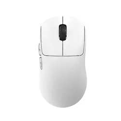 Kysona Aztec Red Ultra-Light Wireless Gaming Mouse - 55g, 26,000 DPI, 6 Buttons, 90 Million Clicks (Aztec White)