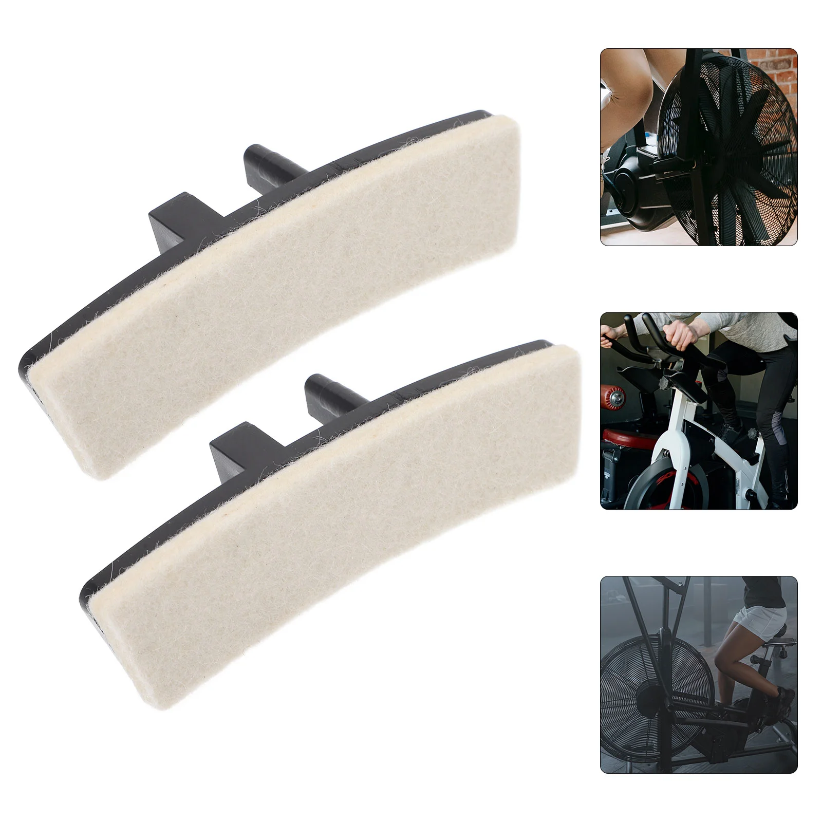 

Pair Brake Pads Gym Supplies Exercie Bikes Sport Accessories Exercise Bike Part Caliper Brake Blocks Fitness Cycling