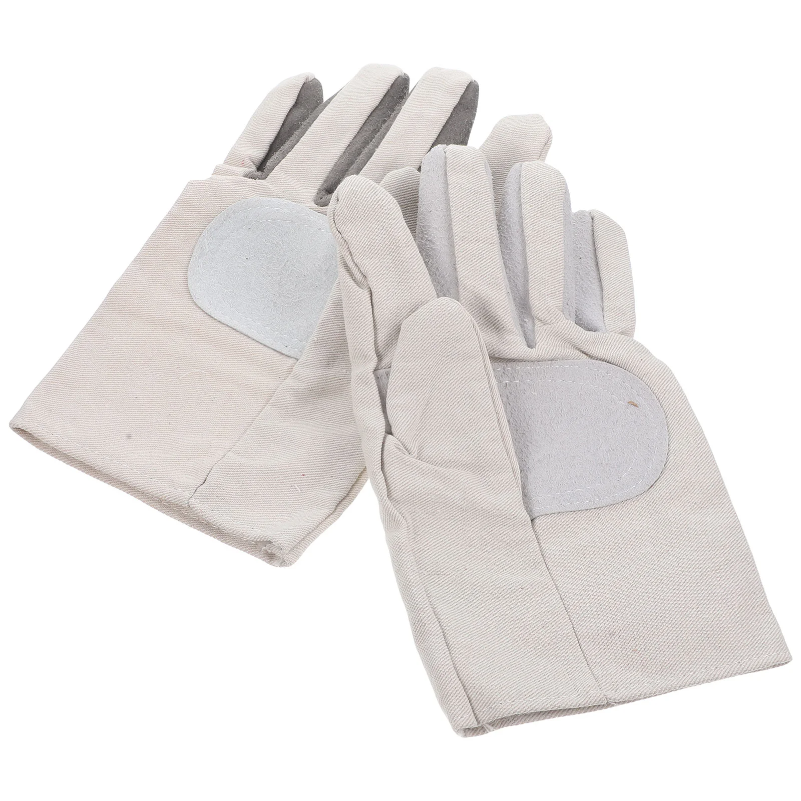 

Welding Gloves Work Camping Labor Protective Protection Safety Heat Resistant Cowhide Outdoor Heavy-duty