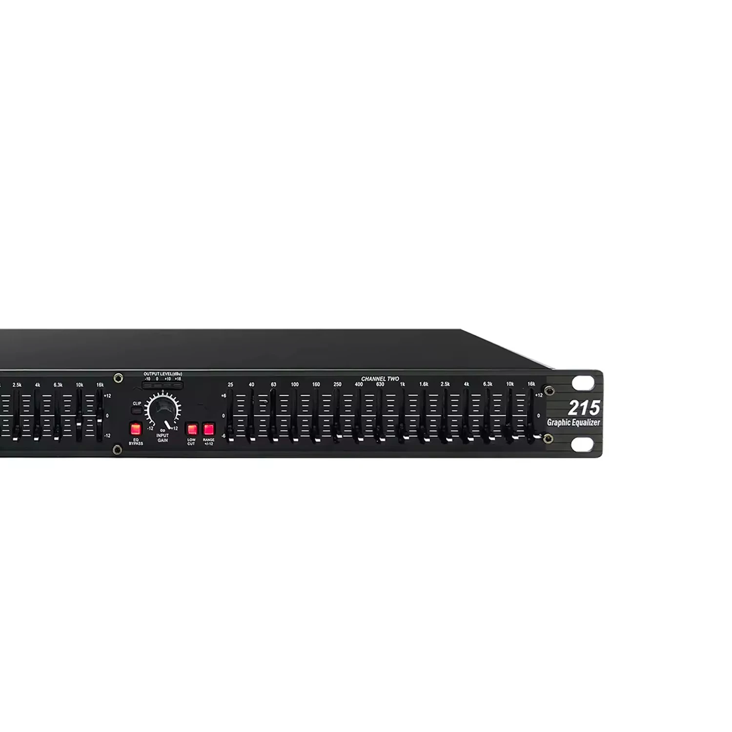 EQ215 Professional Sound Equalizer US Plug Precision Tuning Ideal for Studios and Live Performances Audio Equalizer
