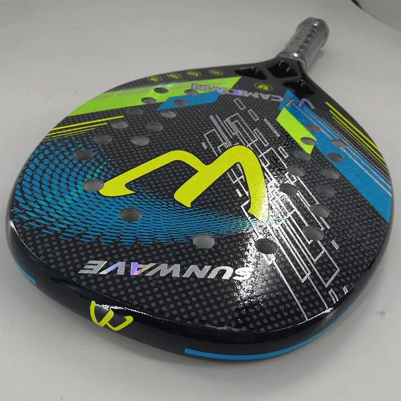 Beach Tennis Racket 3K Full Carbon Fiber Rough Surface Outdoor Sports For Men Women Adult Senior Player tennis racket