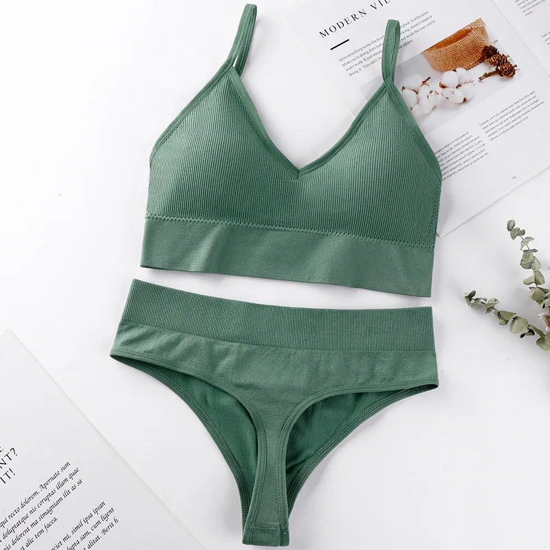Women lingerie set sexy bra set women underwear set Backless Push Up Underwear Set