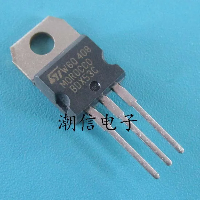 Circuit intégré d'alimentation, BDX53B, BDX53C, 8A, 80V, en stock, 10 pièces par unité