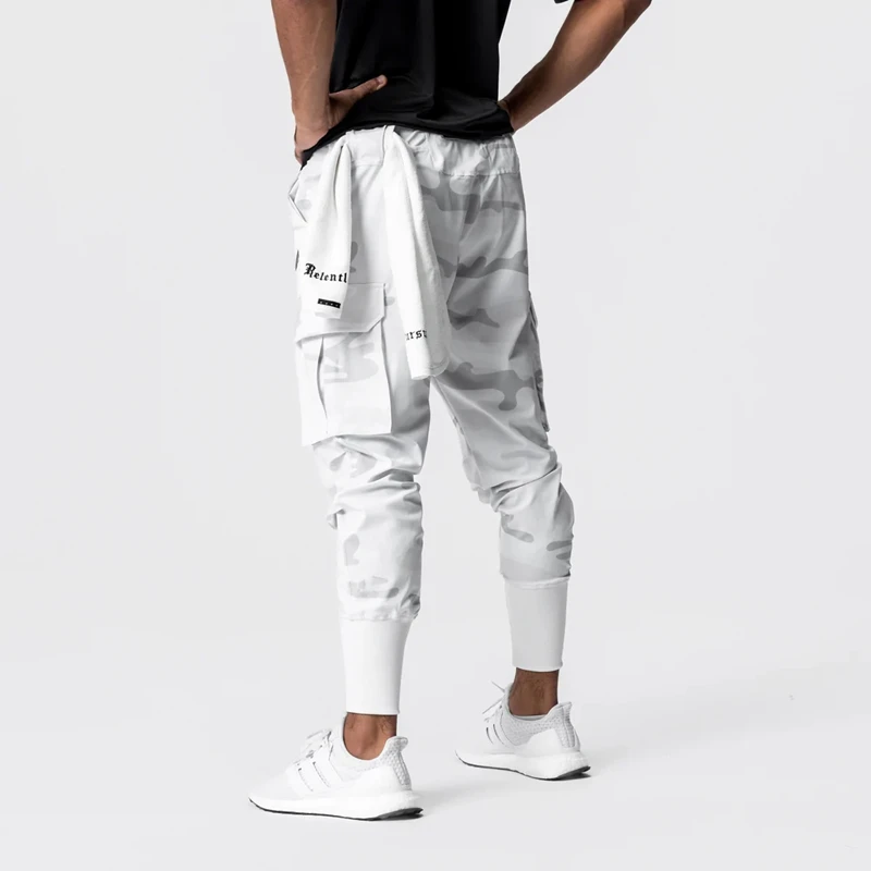 2024 New camouflage Sport Pants Men's Fitness Trousers Summer Thin Loose Quick-Drying Stretchy sweatpants Running Training Pants 5