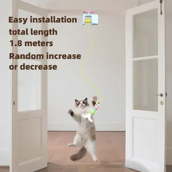Hanging Door Cat Toy 1