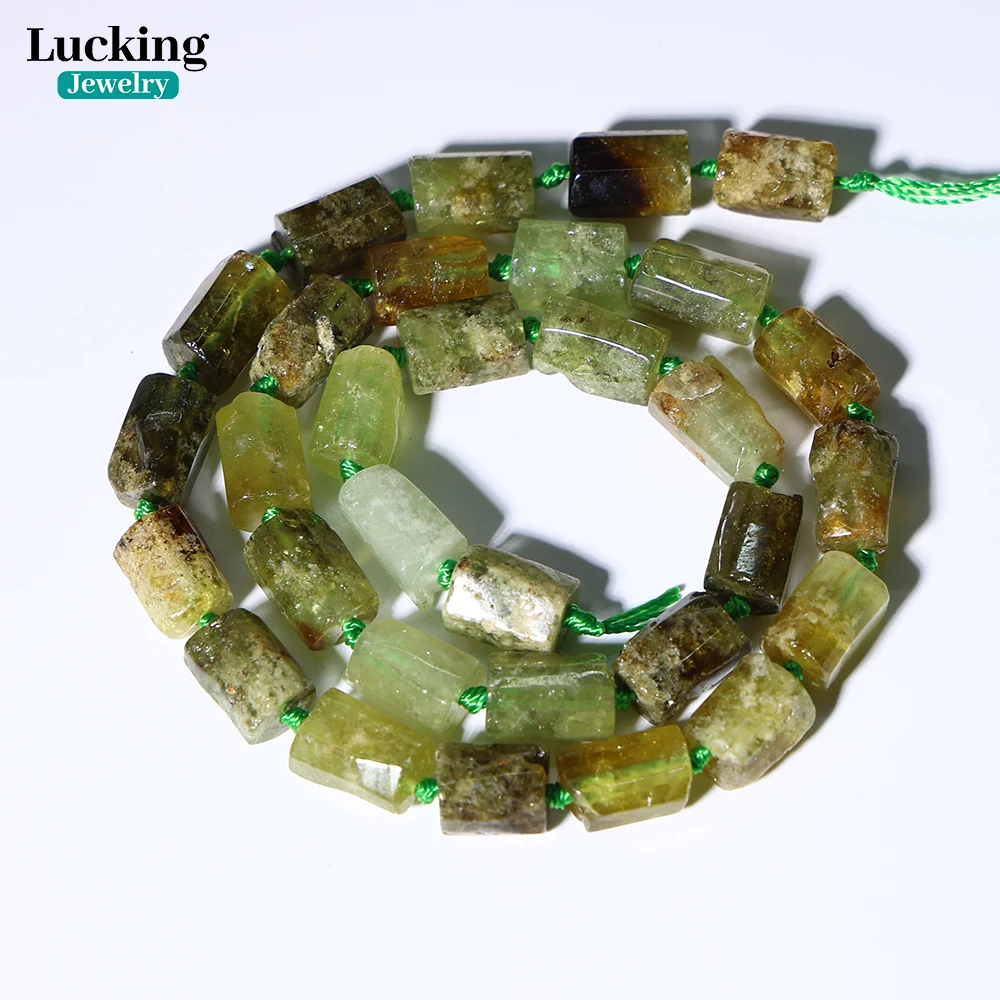 A+ Natural Green Garnet Hexagonal Beads 7x10mm Demantoid Gemstone for DIY Jewelry, Healing Crystal , Spiritual Energy Crafts 2