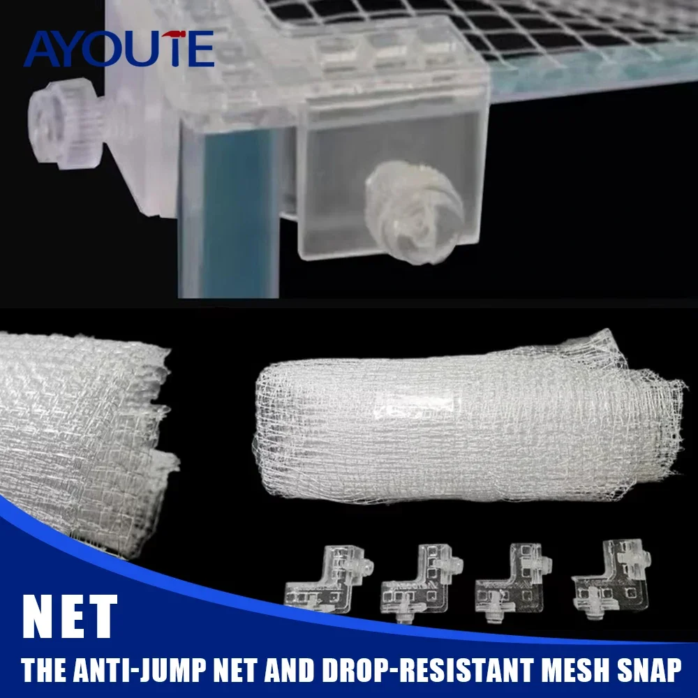 Aquarium Accessories Fish Tank Cover Aquarium Anti-Jump Net for Fish Tank
