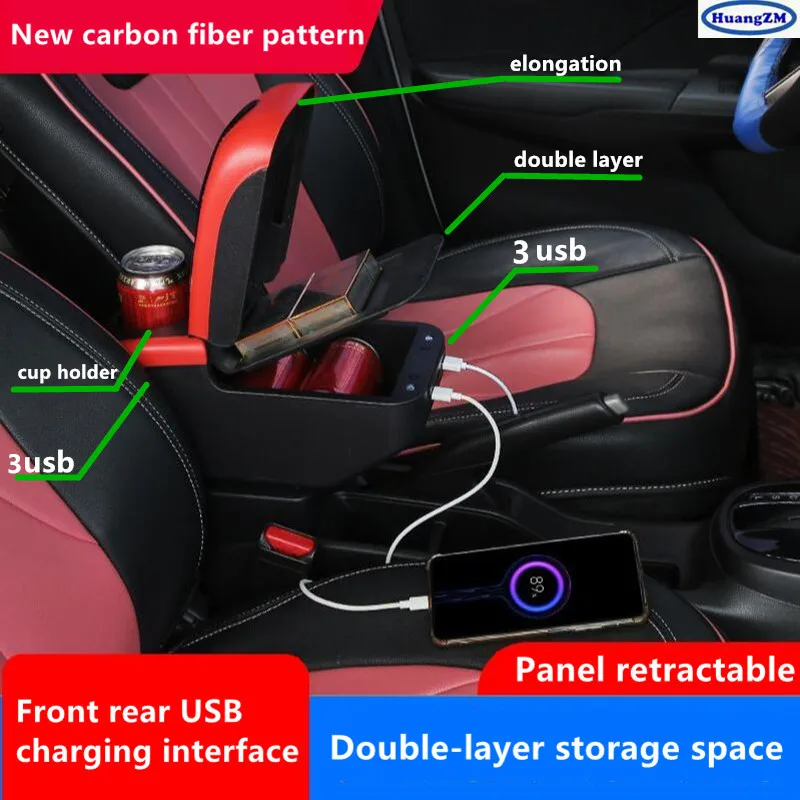 Retrofit Parts Car Accessories USB Car Armrest Box Interior Details Storage  Box For Suzuki Jimny JB74 For Suzuki Jimny JB74 - AliExpress