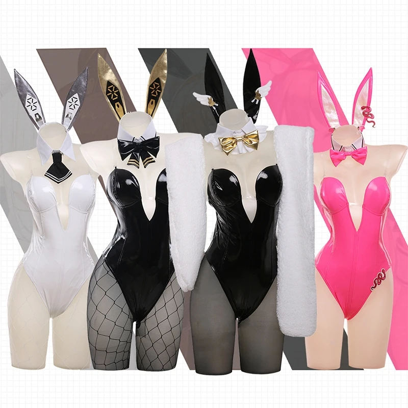 

NIKKE The Goddess Of Victory Bunny Girl Blanc Noir Cosplay Fantasia Costume Sexy Uniform for Girls Women Halloween Disguise Suit